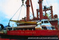 AP1-88 hovercraft - shipping Tenacity -   (The <a href='http://www.hovercraft-museum.org/' target='_blank'>Hovercraft Museum Trust</a>).